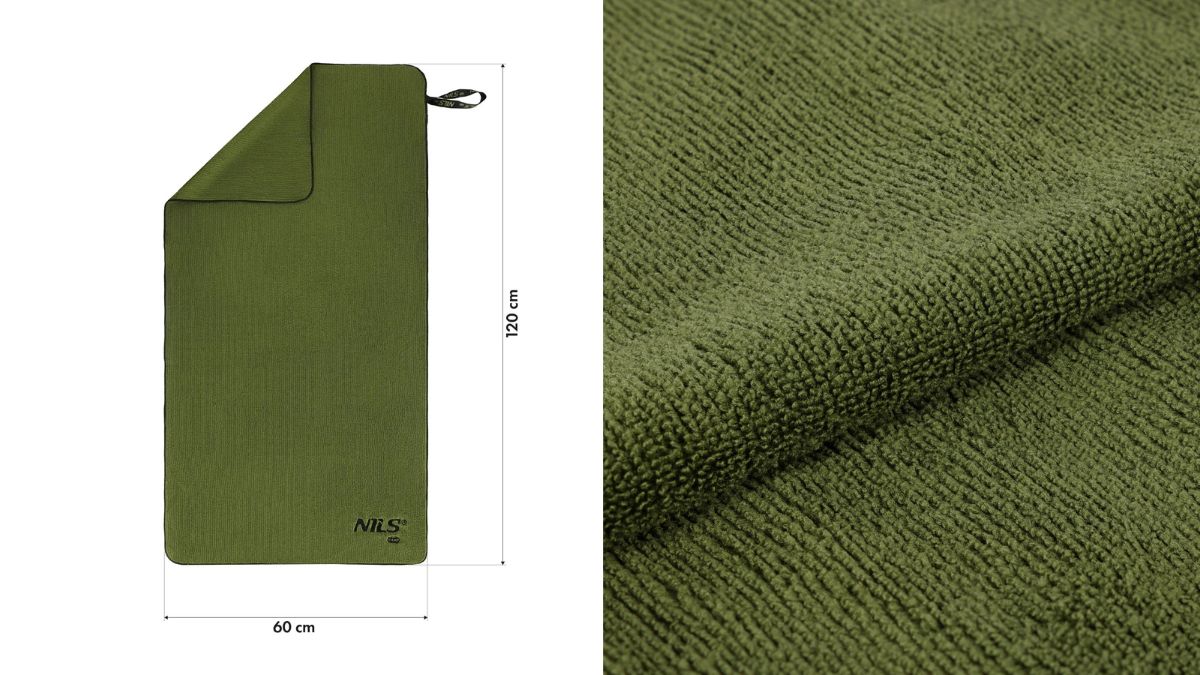 Ręcznik z mikrofibry NILS CAMP NCR15 120x60 cm Ręcznik z mikrofibry NILS CAMP NCR15 120x60 cm